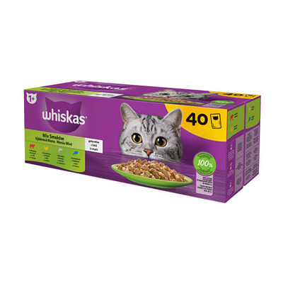 Obrázok WHISKAS kapsička mixovaný výber v želé 40x85g