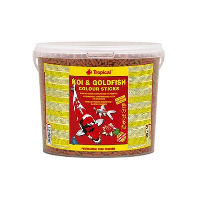 TROPICAL-Koi&Goldfish Colour Sticks 5L/430g vedro